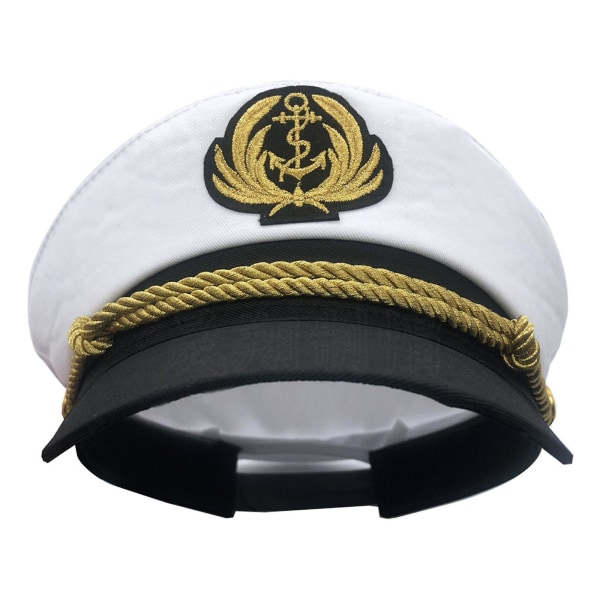 Yacht Captain Hat Sailor Captain Costume Menn Sailor Cap Beanie Navy Marine Hat