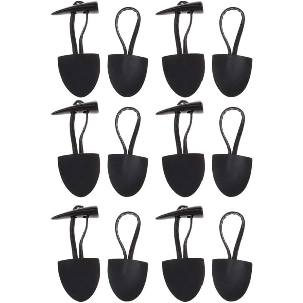 Par læderknapper Horn Toggle Duffel-knapper til frakke lås B