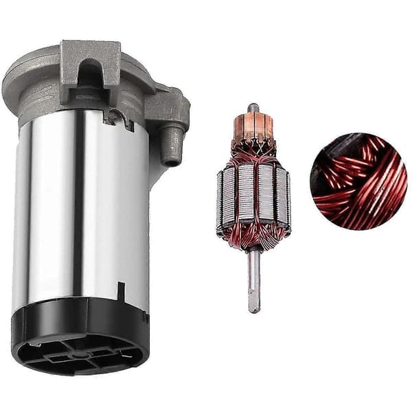 Elektrisk bilhorn luftpumpe horn luftkompressor horn rød sølv motor 12V silver