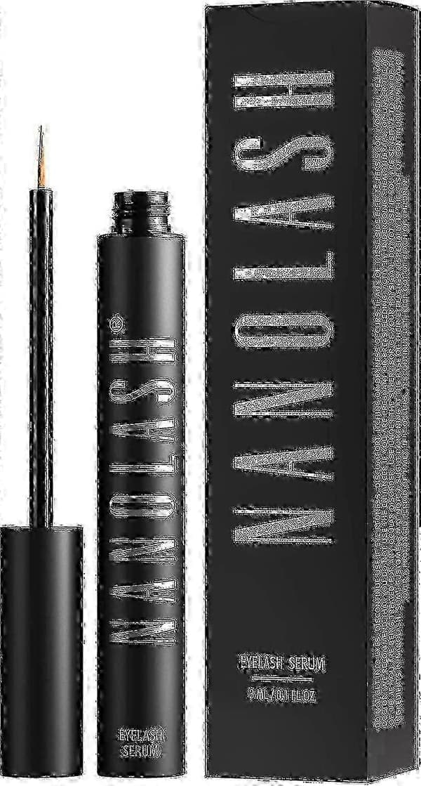 Nanolash Eyelash Conditioner 3ml, Vippeserum, Forbedrer Lange Tette Vipper, Nærende Vippebehandling for Kvinner 3pcs