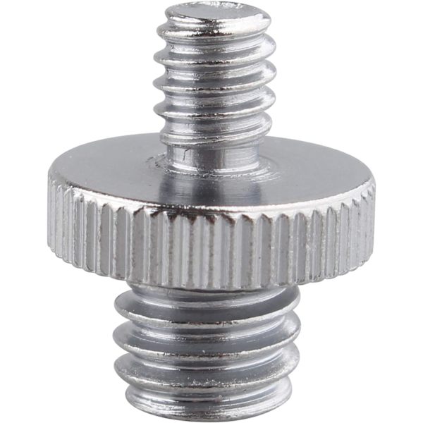 2 stk. 1/4 tommer han til 3/8 tommer han metal gevindskrueadapter stativskrueadapter til kamera, stativ, monopod, skulderrig, lysstativ