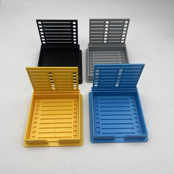 Sticky Note Holder med Stencil Sticky Note Skabelon til Kontorbord Hjem Black 9.5cmx9.5cm