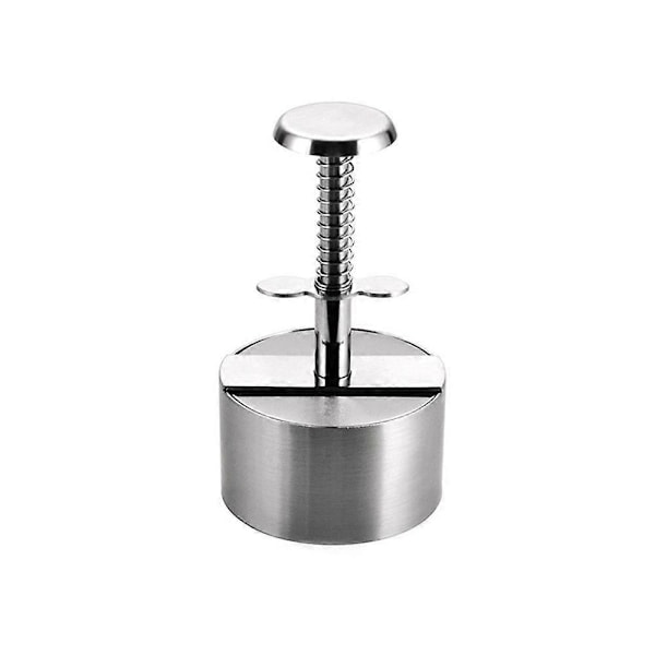 Burgerpress Rostfritt Stål Patty Maker Hamburgerpress för Perfekta Biffar Lättanvänd Burger Biffmaskin för Hemmagjorda Hamburgare S