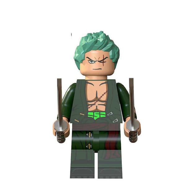 6 stk/sæt One Piece Byggeklodser Figurer Samle Minifigurer Til Børnelegetøj