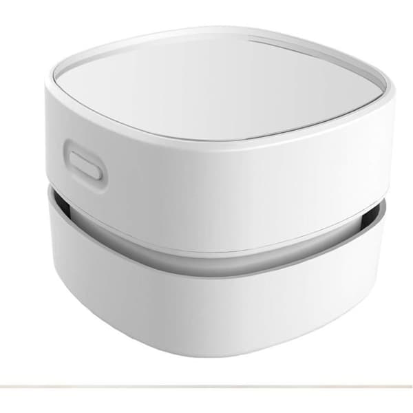 Skrivebordsstøvsuger, mini skrivebordsstøvsuger, USB genopladelig, velegnet til hjem og kontor.