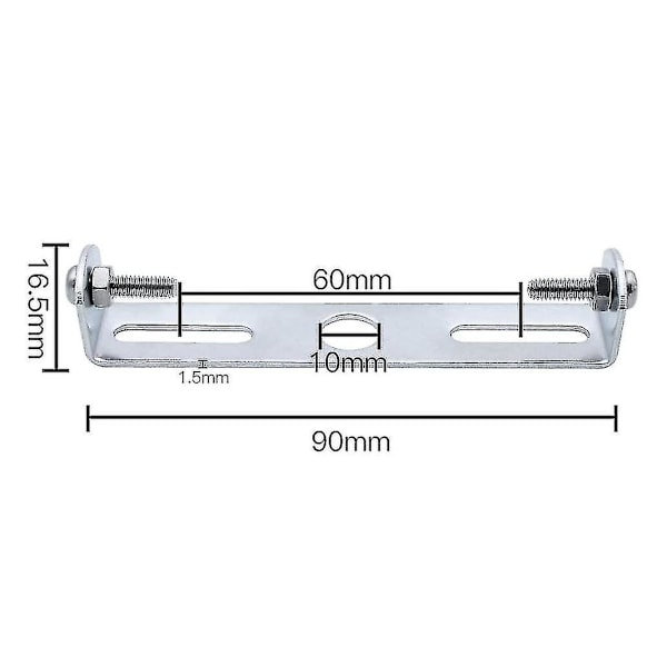 4 stk. Taklampefeste Brakett 90mm Pendellampe Tilbehør Taklysestake Taklampe Bunnplate Taklampeplater Plate H