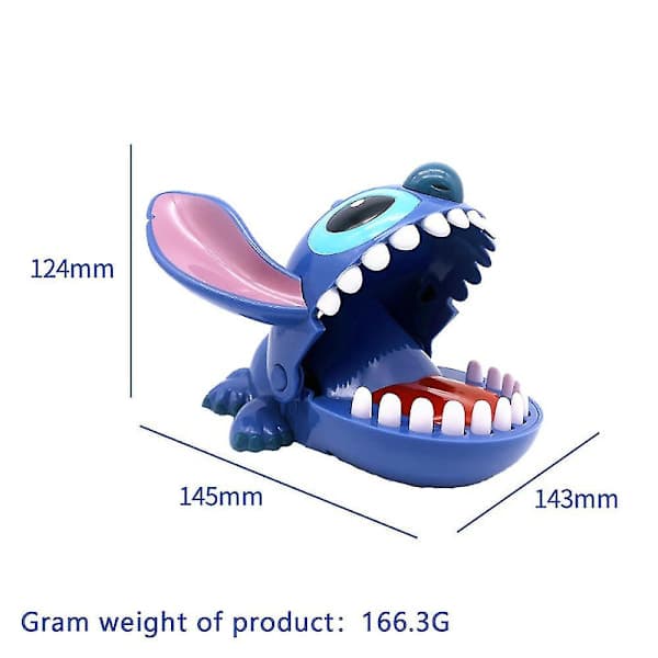 Kluriga leksaker, Handbitande Stitch Brädspel för förälder-barn, Avkopplingsspel för barn Blue