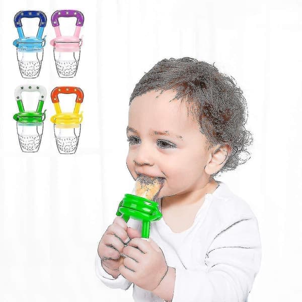 Fruktnapp för baby, 4 delar babynapp grönsaksnapp_Billiga presenter
