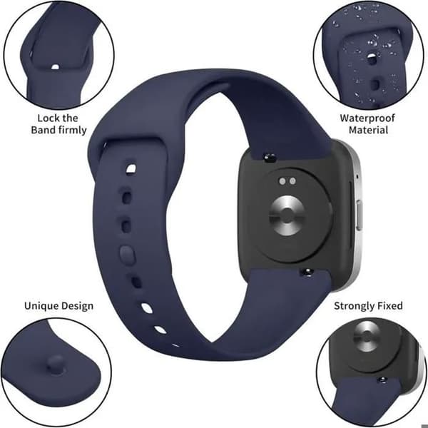 Udskiftningsrem - REDMI WATCH 3 ACTIVE - 3-pak farver - Åndbart porøst materiale - Quick-release stift