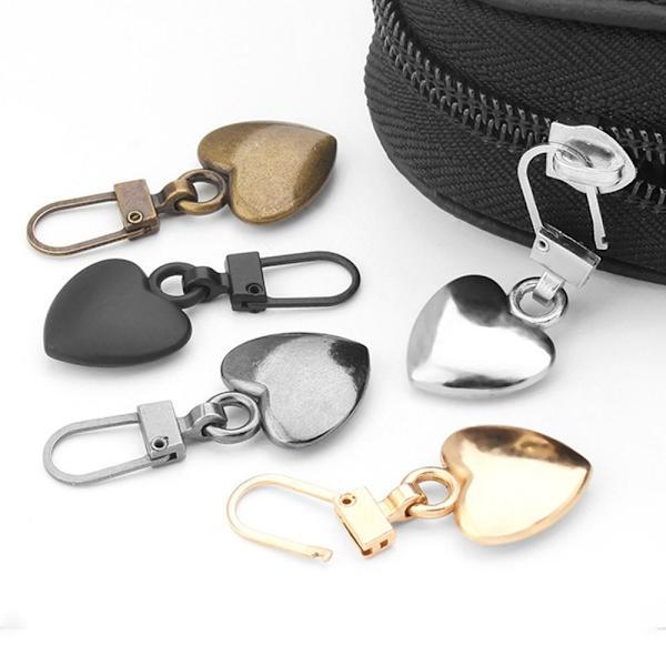 5 kpl Metallivetoketjun vedinharmaa Gray