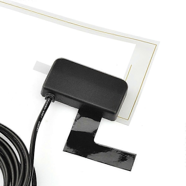 Eightwood Universal DAB-antenne for bil DAB+ forlengelse radioantenne Fakra-kontakt forsterket intern glassmontering for Europa DAB