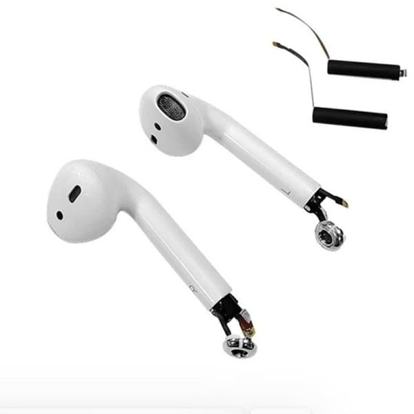 Reservebatteri til Airpods 1 og 2 generation batteri Accu Sort one size