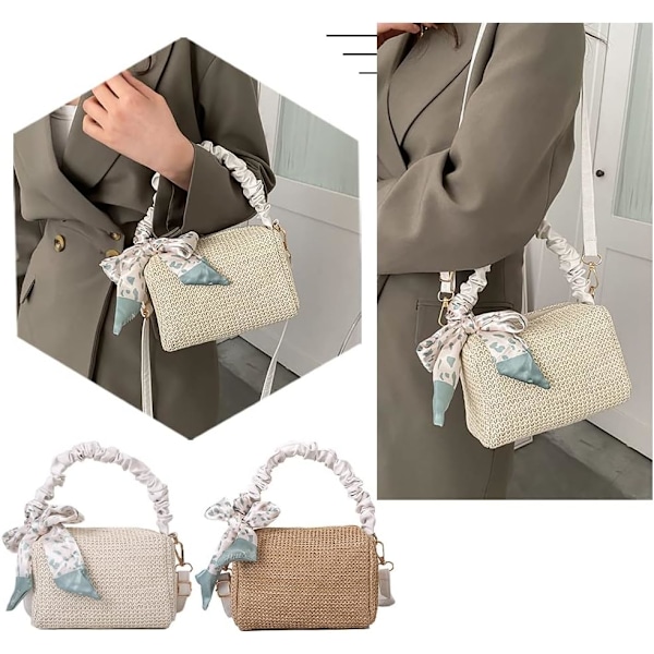 Dam axelväska Kvinnliga halsdukar tote Handväskor Sommarstrand Havsstrand Semester Flickor Crossbody väskor
