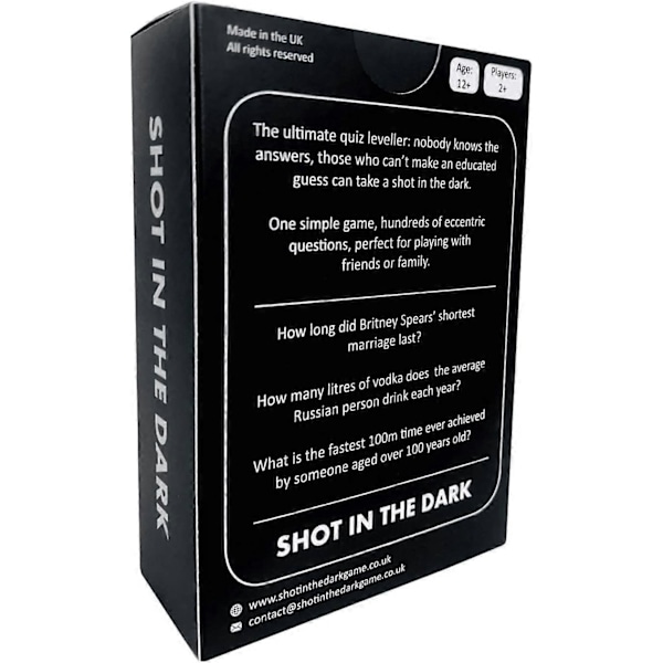Shot in the Dark - Äärimmäinen epätavallinen visailupeli