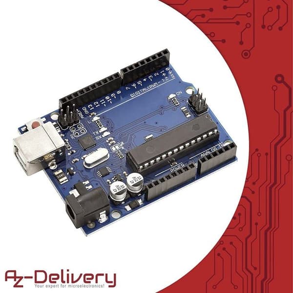 3 x Microcontroller-kort med ATmega328P og ATmega16U2, inklusive en e-bog