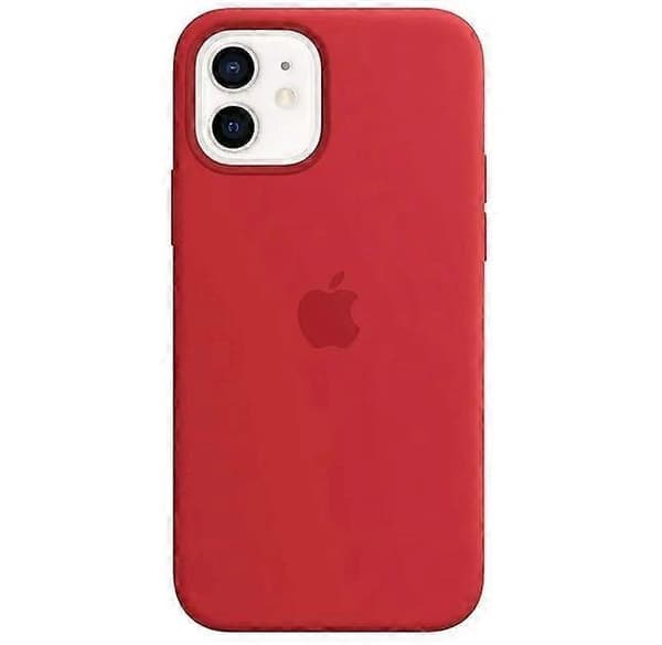 iPhone 12 ja iPhone 12 Pro silikonikuori MagSafella – (PRODUCT)RED