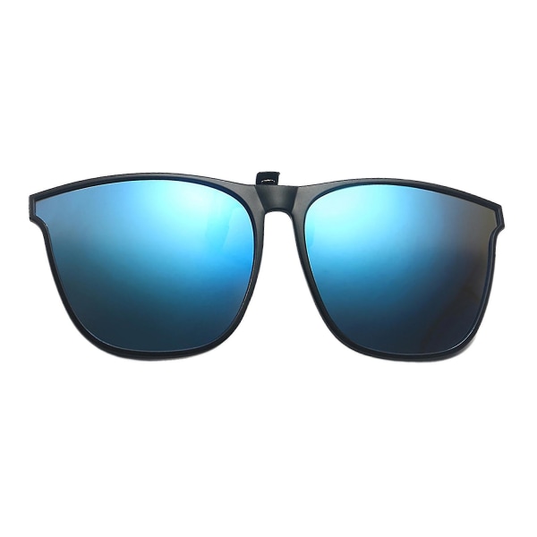 Polarisoidut Clip-on Flip Up -aurinkolasit Uv400 -linssit Käännettävä Polarisoitu Clip Ice Blue