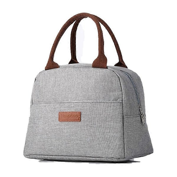 HEOPONO Stilfuld Isoleret Madtaske Oxford Stof Bento Boks Køletaske Multicolor Style E
