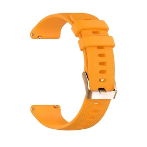 18mm 20mm ranneke Garmin-älykellolle, vaihtohihna Orange 18mm Width