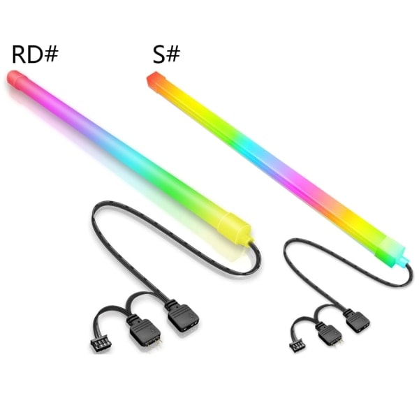 ARGB LED-nauha ARGB PC-kotelon LED-valopalkki 5V 3PINx2+4PIN Kotelo Neliö