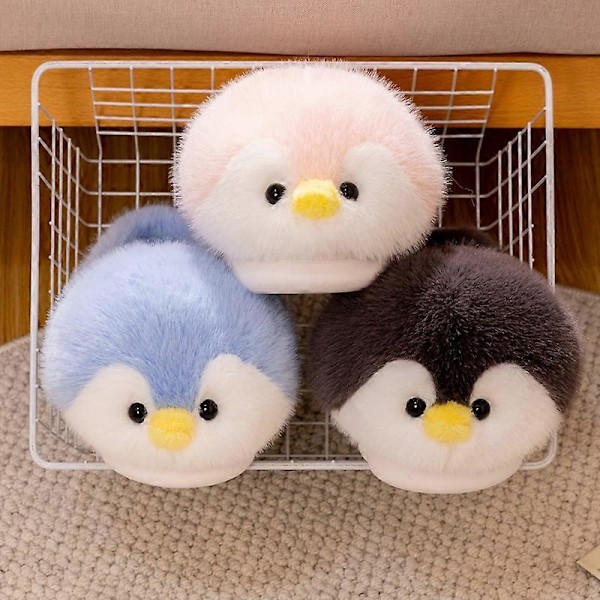 Söpöt pingviinitossut leluilla, lämpimät pehmeät liukuestetossut, talvi- ja kevätkotitossut naisille ja miehille StyleAPink 40 41