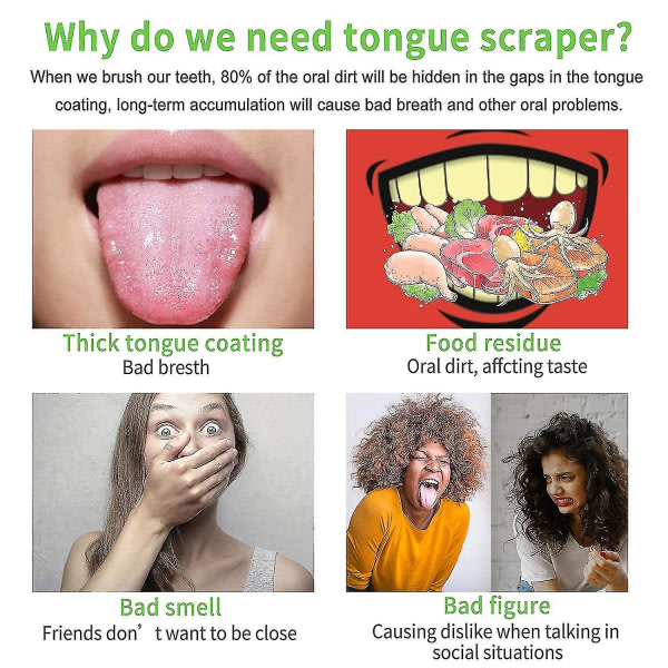 Tungeskraber til voksne og børn, tungeskraber