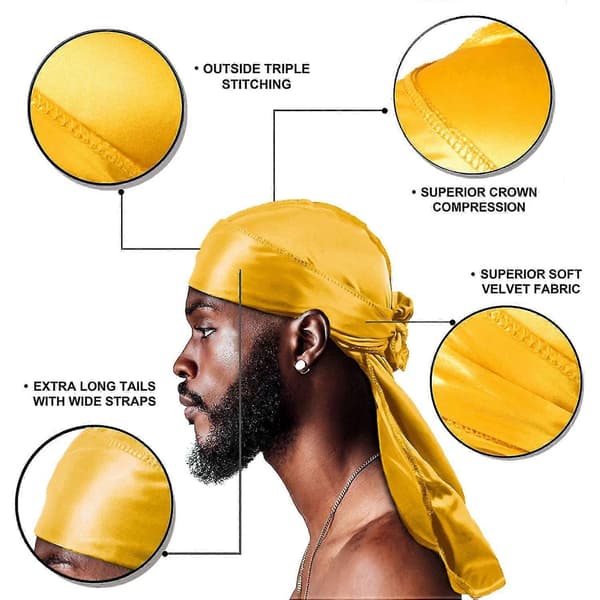 8 stk Silke Durags, Silke Durag