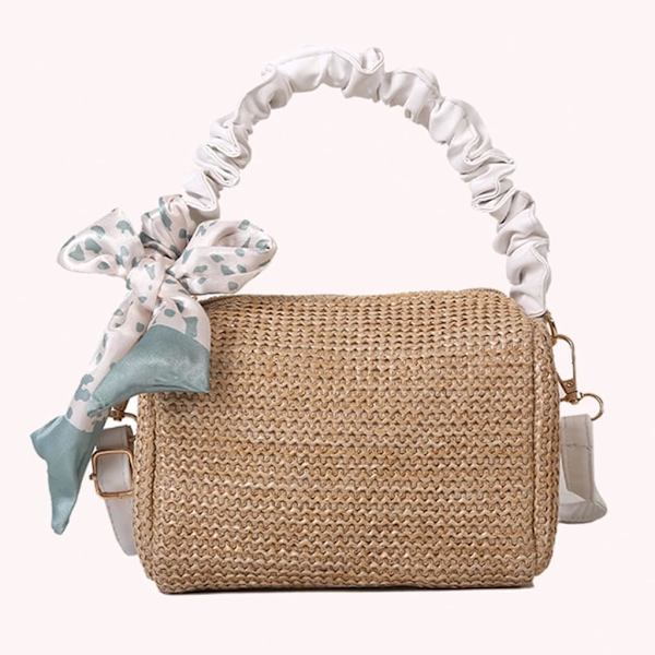 Dam axelväska Kvinnliga halsdukar tote Handväskor Sommarstrand Havsstrand Semester Flickor Crossbody väskor