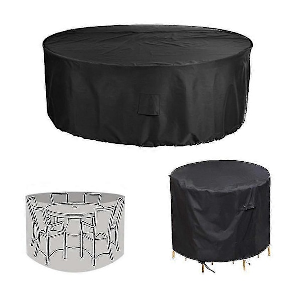 Runt Möbel Dammskydd Och Vattentätt Överdrag, Utomhus Trädgårdsbord Möbelskyddande Överdrag 185*95cm