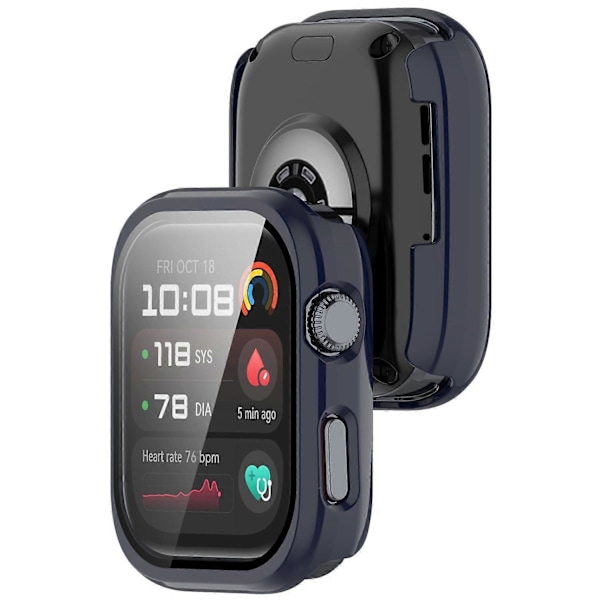 Skydd för Huawei Watch D2 - Hård PC-fodral med härdat glas - Blå Multicolor Blue