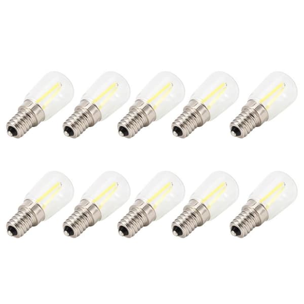 10 stk. Mini E14 Dæmpbare 1,5W AC 110V LED-pærer til lysekroner, væglamper og hjemmebelysning