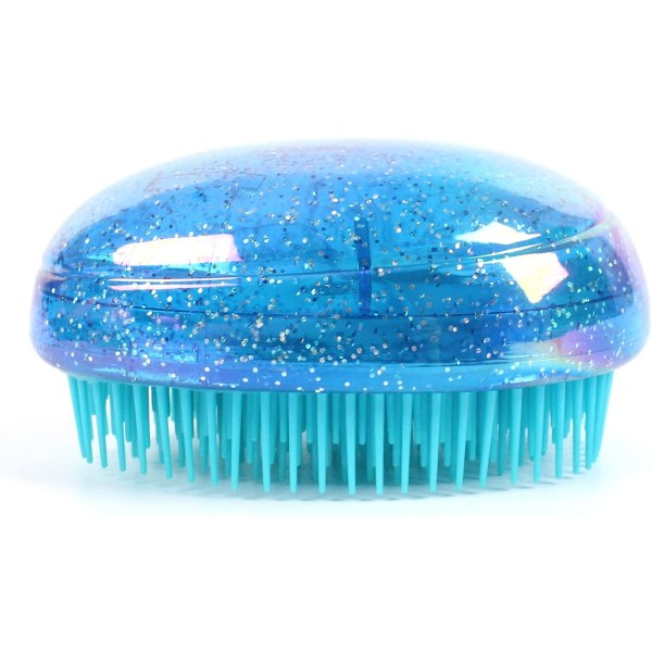 Hårborste för kvinnor, flickor och barn Mini hårborste för vått och torrt hår Kam Kompakt (Stjärnhimmelsblå)