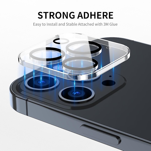 2 stk Kamerabeskytter for iPhone 13 Pro / 13 Pro Max