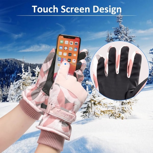 Handsker, touchscreen handsker, vandtætte handsker, vindtætte handsker, termiske vinterhandsker