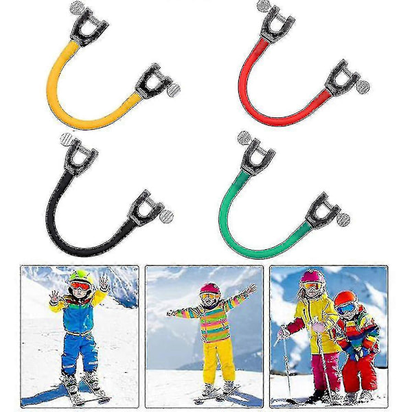 2 stk. Ski Tip Connector Kontrol Kile Ski Træningshjælp Snowboard Connector