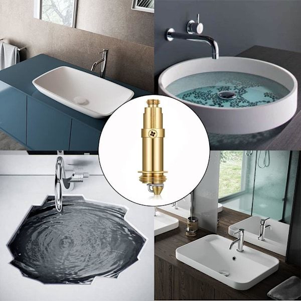 3-pack Clack Plug Bolt Pop Up Avlopp Ventil Skruvar för Avloppspluggar A3
