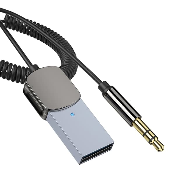 Bluetooth-kompatibel modtager High Definition trådløs lyd BT 5.0 adapter USB 3,5 mm AUX til bil/hjem stereo