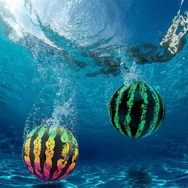 Undervanns sprettball - spill undervannsbasketballstil - fylles med vann - svømmebassengleke - adapter inkludert