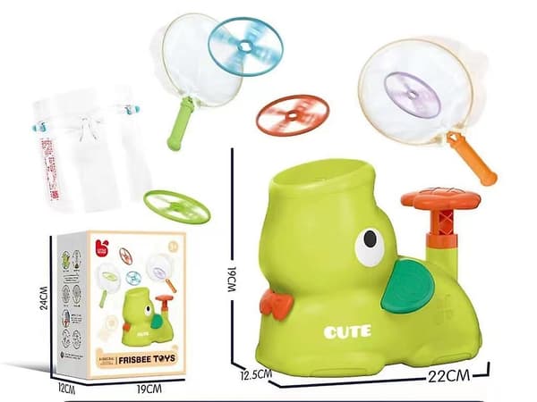 Utendørsleker for barn 4-8 år, Utendørs elefant flygende diskkaster, Spinner Catch hagespill for barn 8-12 år