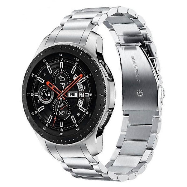 Remme for Huawei Watch GT 4 46mm - Tre-perlet armbånd i rustfritt stål Multicolor Style B