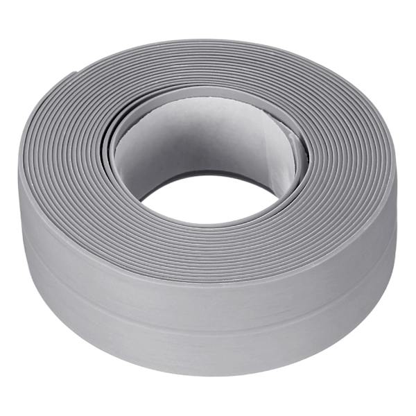 Vedenpitävä tiivistekaistale, itseliimautuva 0,87\"W x 10,5'L PVC-tiivistenauha keittiöön, kylpyhuoneeseen, harmaa