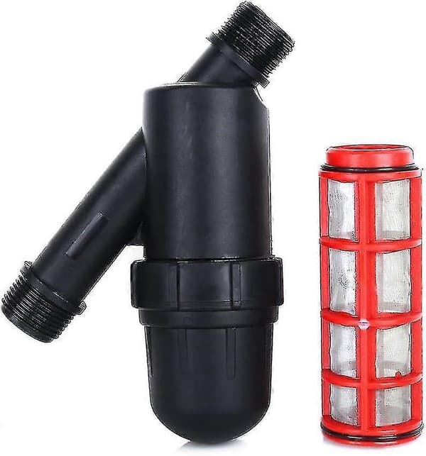 Irrigasjonsfilter med 3/4\" Maskefilter, Metall Hageirrigasjonsfilter, Rustfritt Stålskjerm, Van