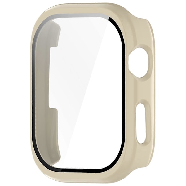Huawei Watch D2 -kotelo, kova PC, koko kelloa suojaava, temperoitu lasikalvo - norsunluunvalkoinen Multicolor Ivory White