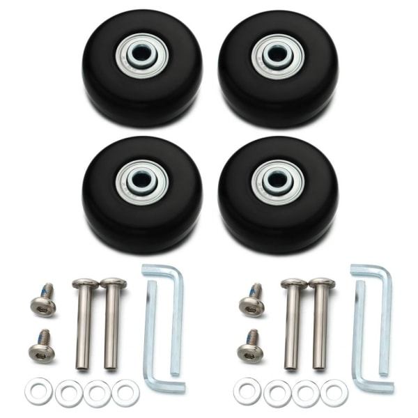 Matkalaukkujen osat Olkapäät Matkatavarat Pyörät 4pcs 80mm * 24mm
