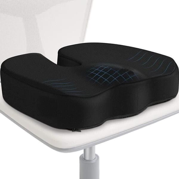 Kudde Ortopedisk Sittdyna, Mjuk Ergonomisk Skum, Minskar Svanskotsmärta
