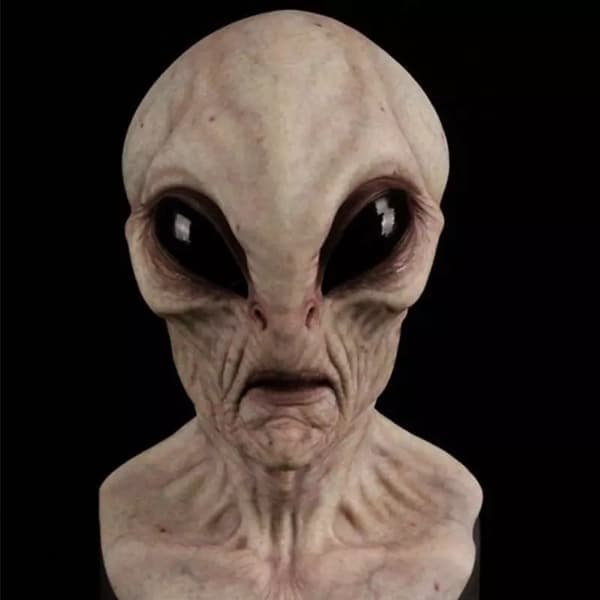 Alien Mask Hodeplagg Halloween Cosplay Festrekvisita 4