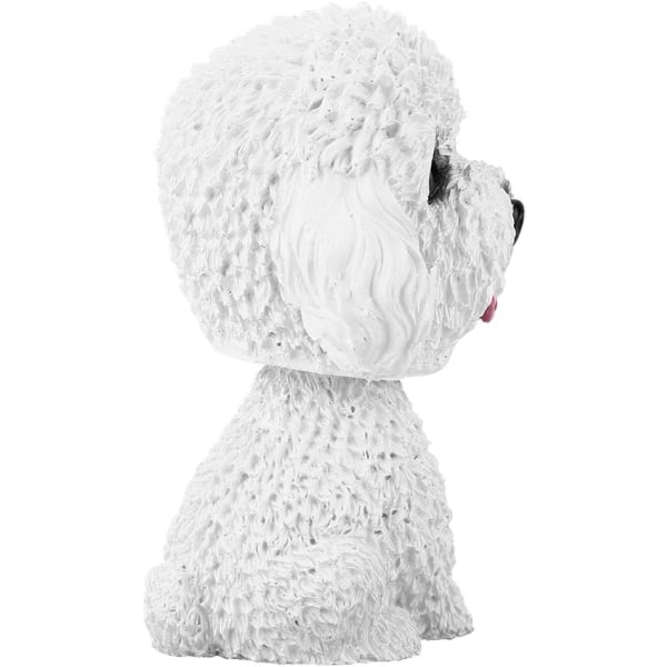 Bilinredning Hund Dekoration Teddy Hund Bil Nickande Hund Docka Prydnader, Figur Simulering Skakande Huvud Hund Dekor Bobble-Head Leksak