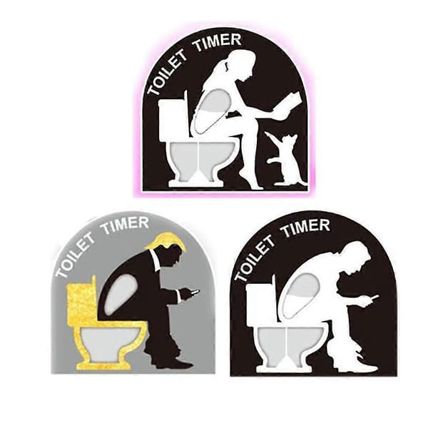 Kreativt Toilet Timeglas Timer Sand Timer Plastik Timeglas Timer Håndværksgave A