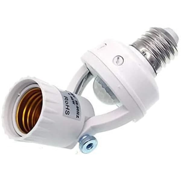 Bevægelsessensor Lysstik, E27 Skruelampe Adapter (Dæmpbar)