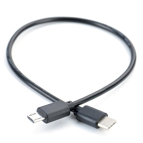 Typ C USB-C till mikro USB -kabel Micro B USB typ C-kabel hane till hane Datakabel 1M